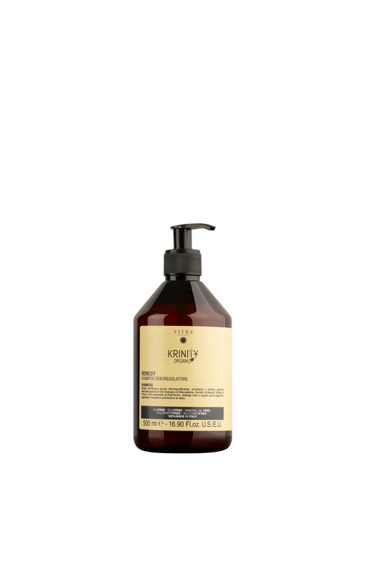 Sampon Vitha Hair Cult regulator de sebum, Krinity Organic Remedy 500ml