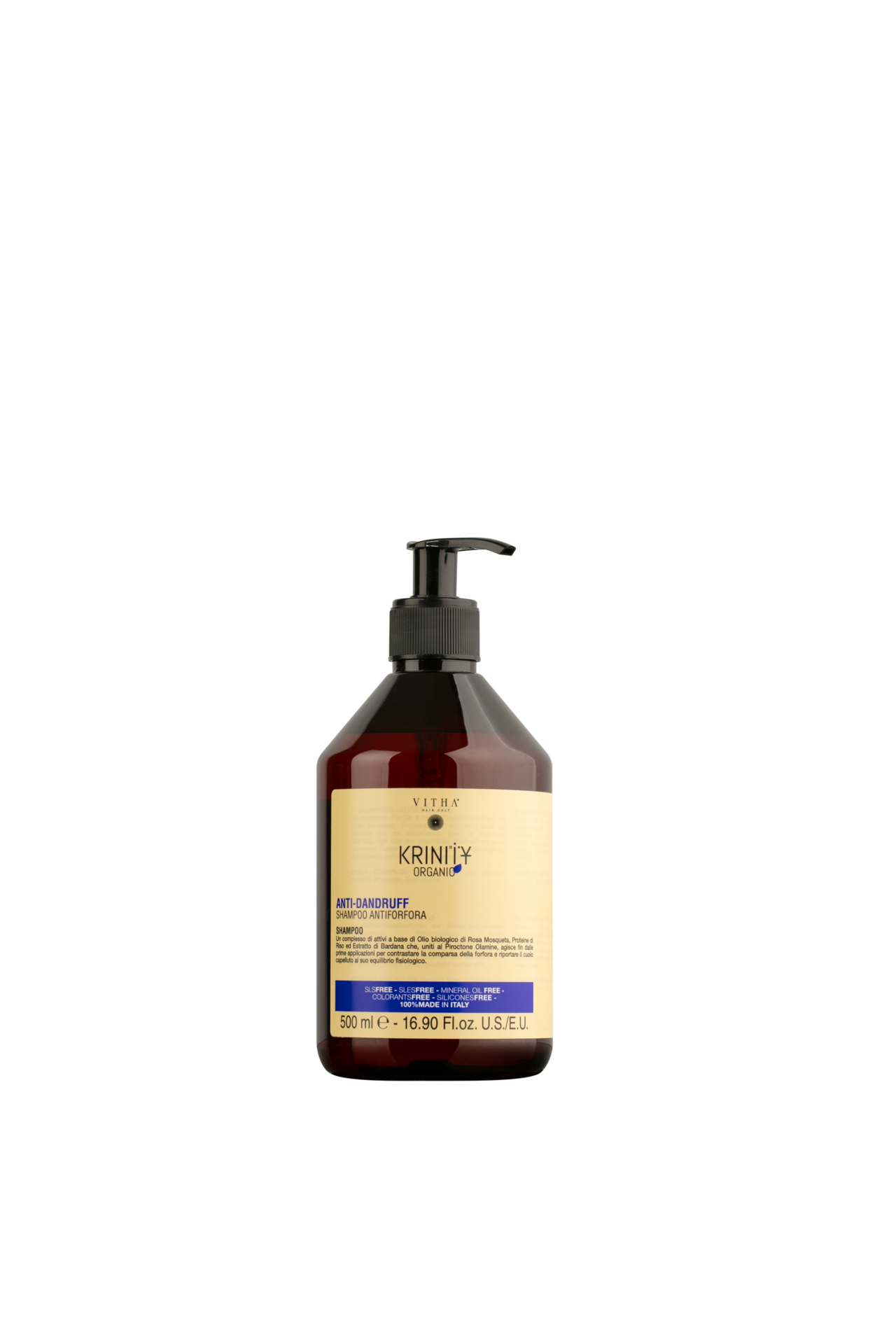 Sampon Vitha Hair Cult anti-matreata, Krinity Organic Smooth, 500ml